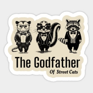 The Godfather of Street Cats Sticker